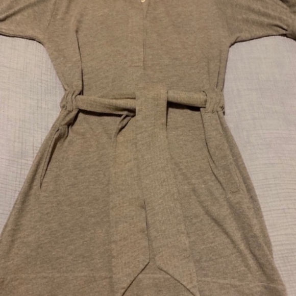 Vintage Mike & Chris Khaki Mini Dress with Belt - Picture 2 of 15